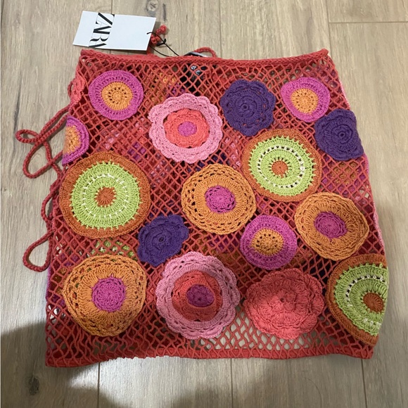 Zara Pareo Mini Skirt M - Picture 7 of 7